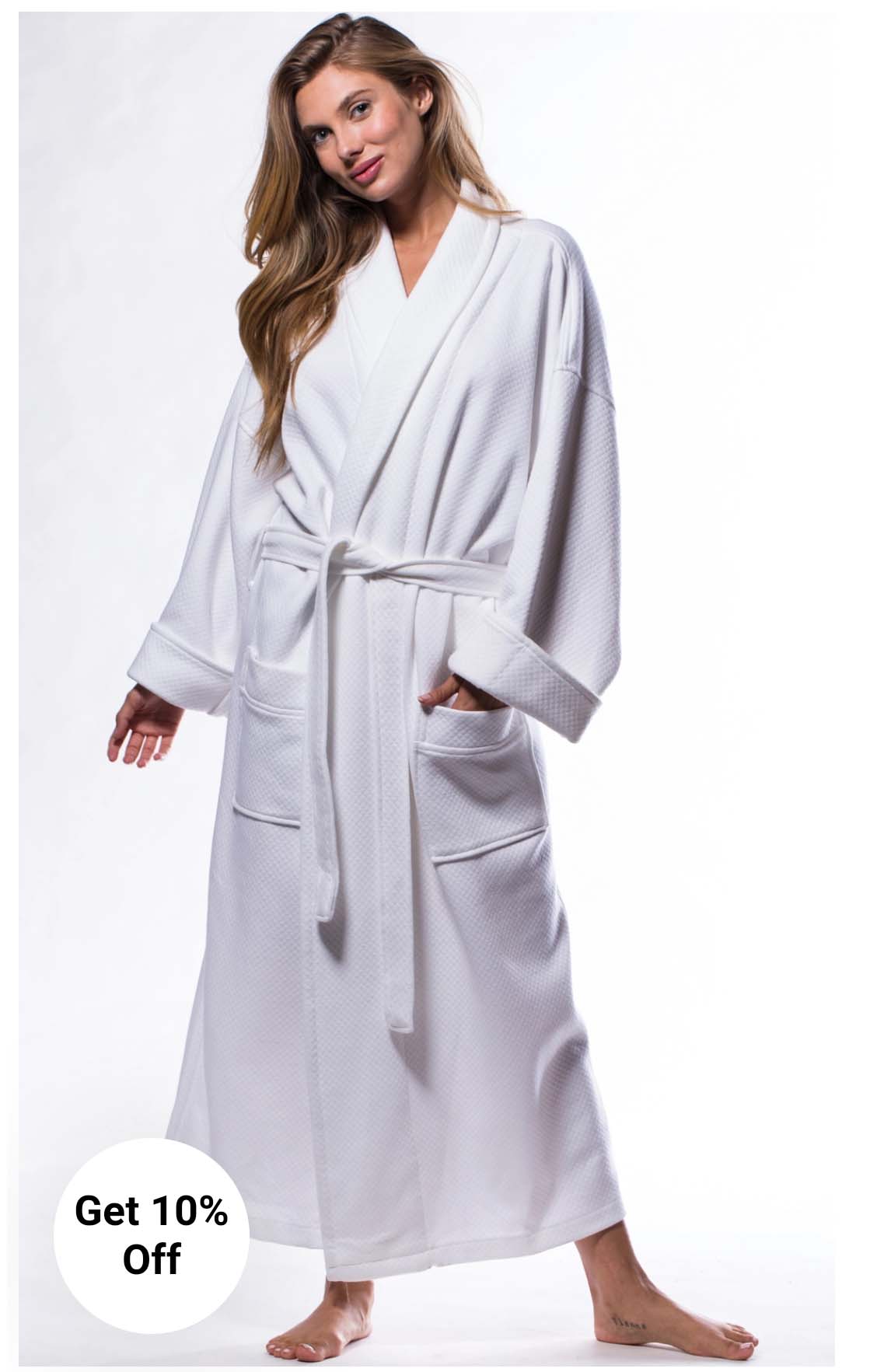 Bath Robe-Shawl Long-Woman