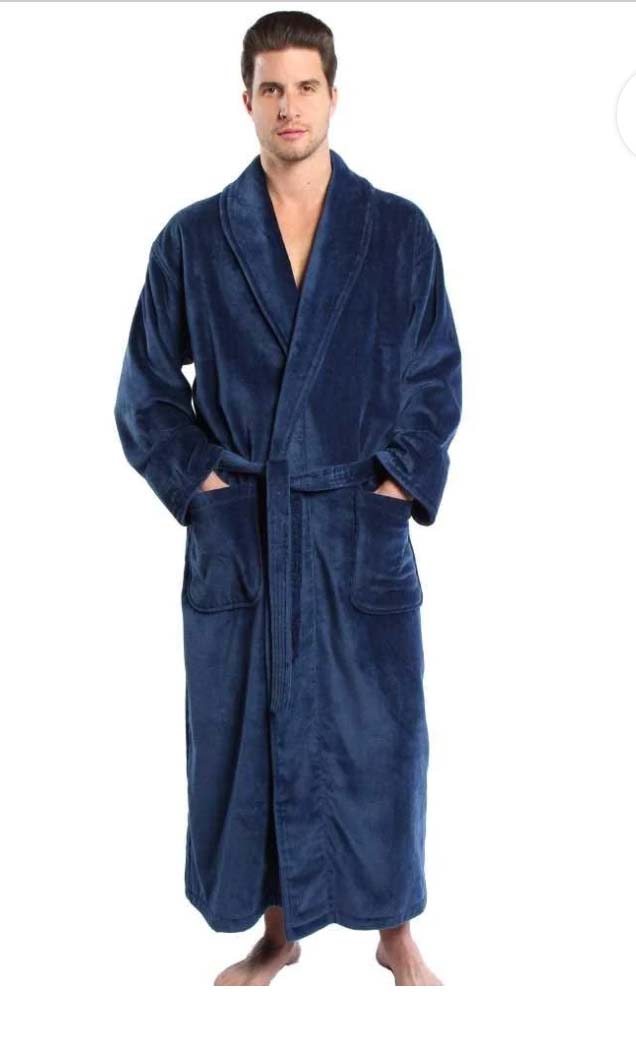 Bath Robe- Shawl- Long- Men